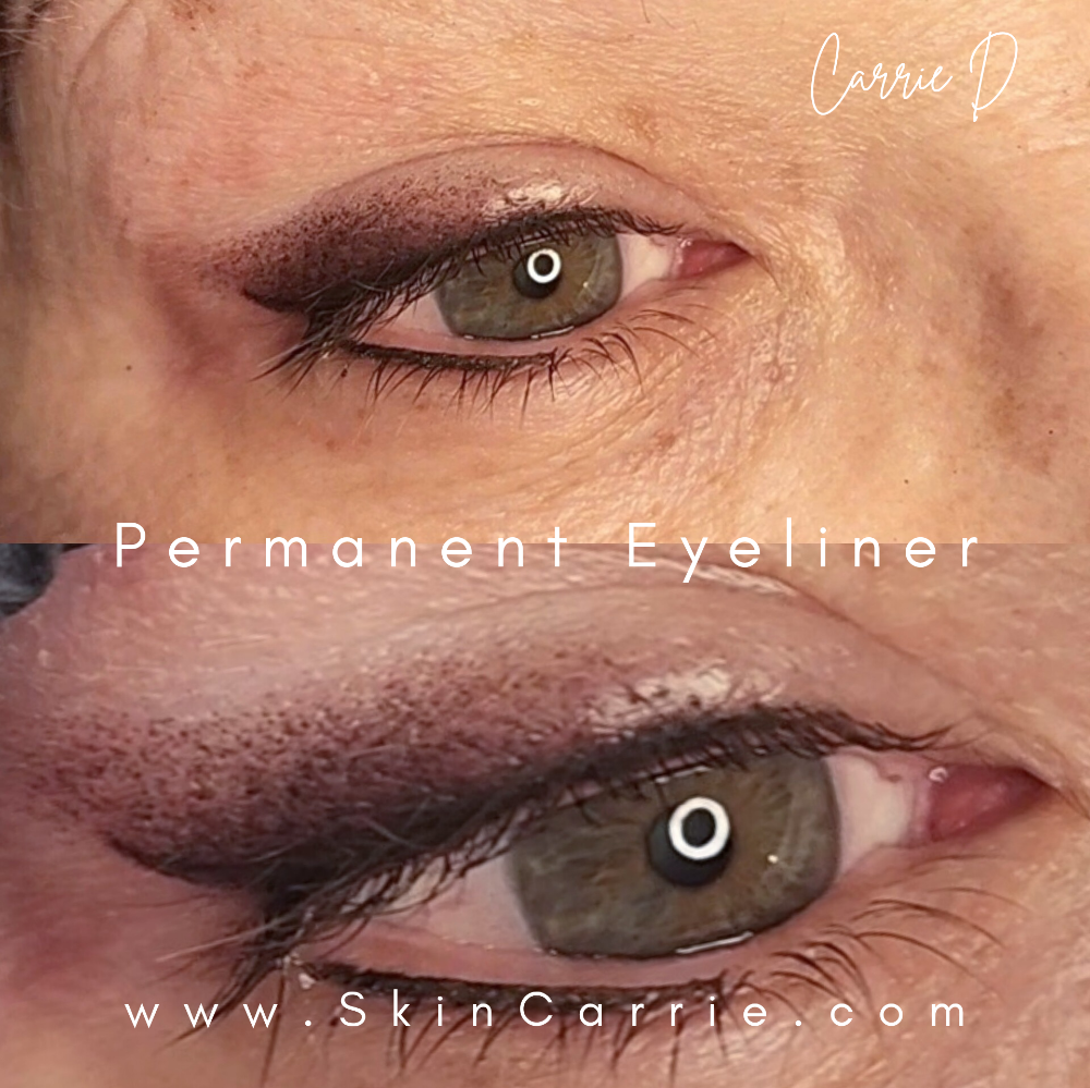 PMU Eyeliner: Smokey Look