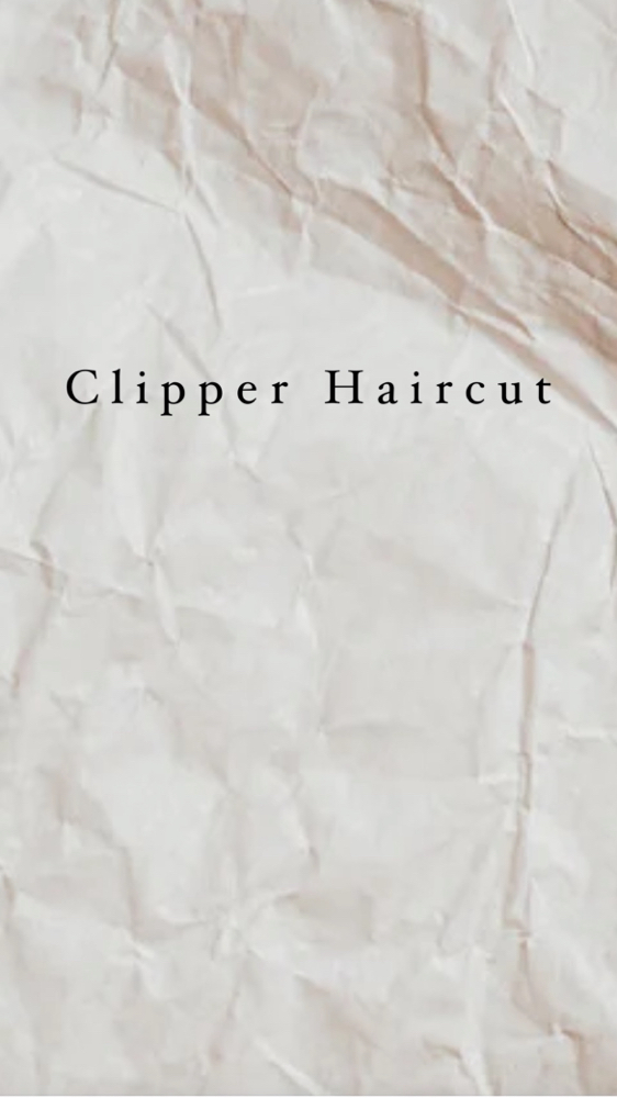 Clipper Haircut