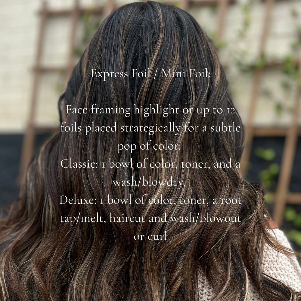 Express Foil / Mini Foil at Amanda B Hair Artistry in Burleson, TX
