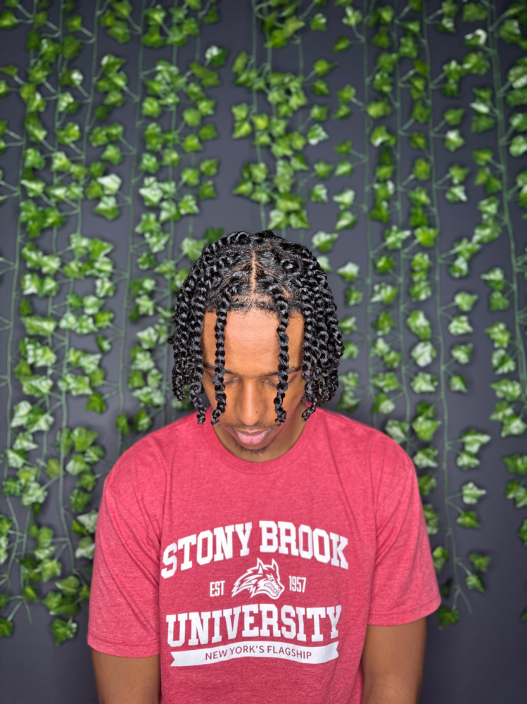 Men Two Strand Twist