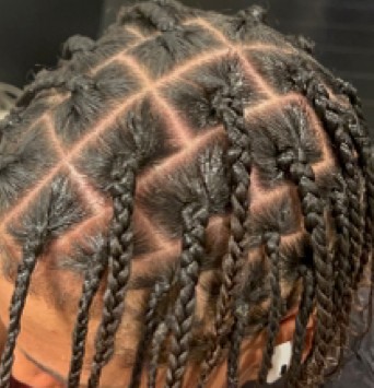 Men`s Box braids at Shelaia Taylor in Los Angeles, CA