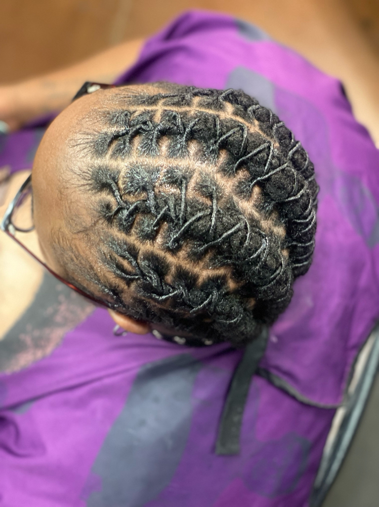 Short Retwist W/Basic Style at HAIR BY DEE in Arlington, TX