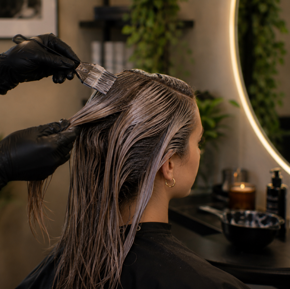 The Statement | All-Over Color at THRPYsuites Barbershop & Salon in Tampa, FL