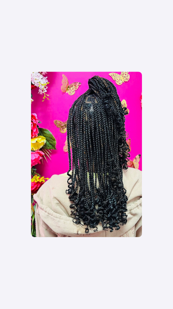 Age 7-10 Kids Knotless Braids