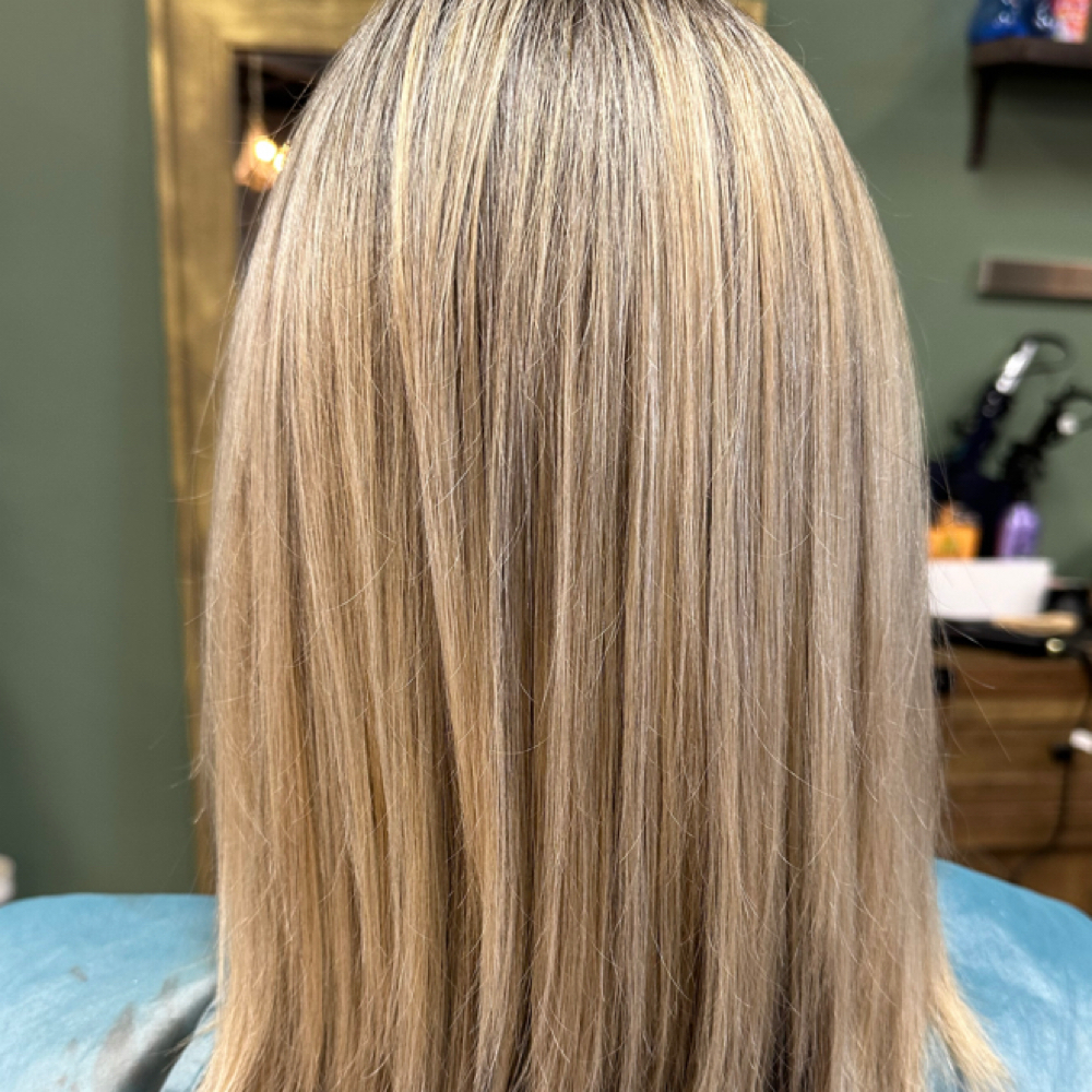 Full Highlight at Skye’s the Limit Hair in Asheboro, NC