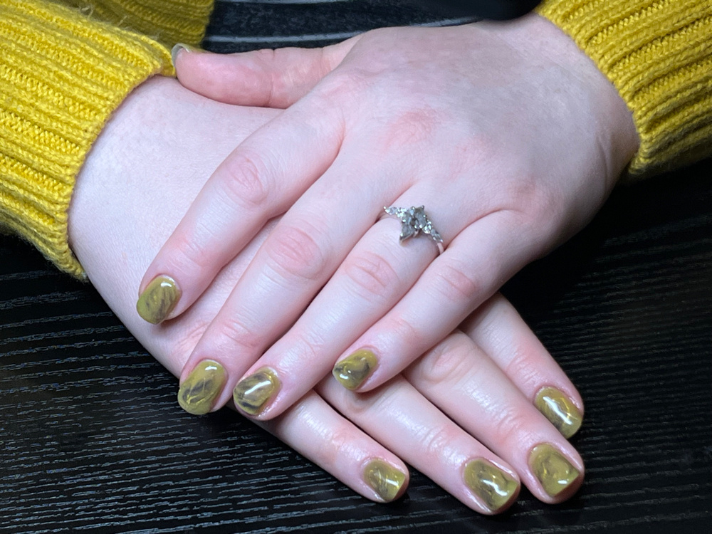 Russian Manicure With Gel Polish