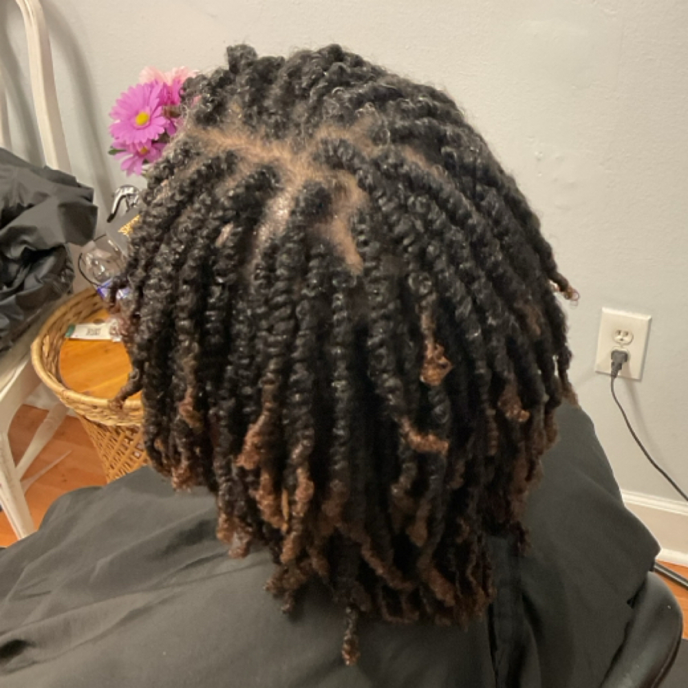 Two Strand Twists at Crown Luxe in Albany, GA