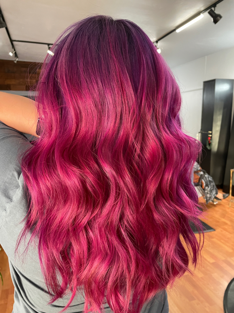 Vivid Color - On Prelightened Hair
