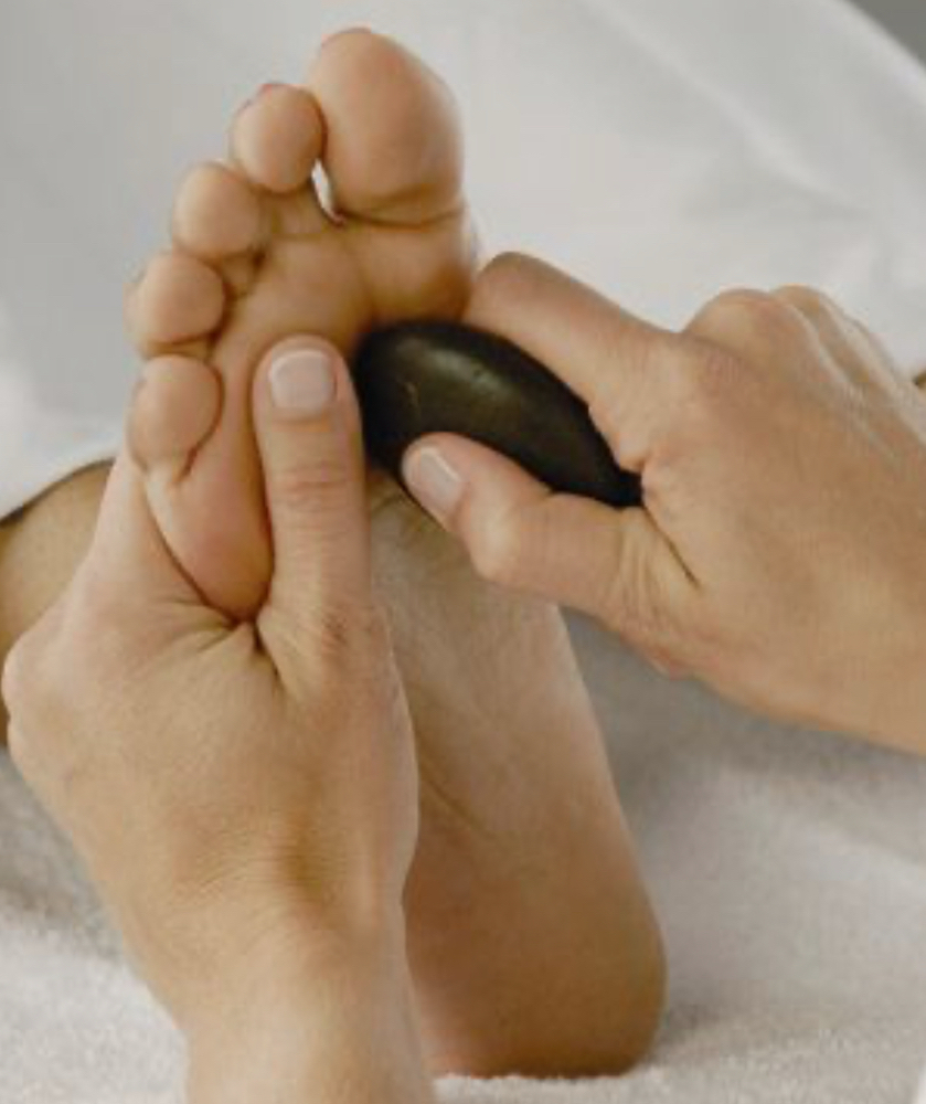 Hot Stone Foot Massage