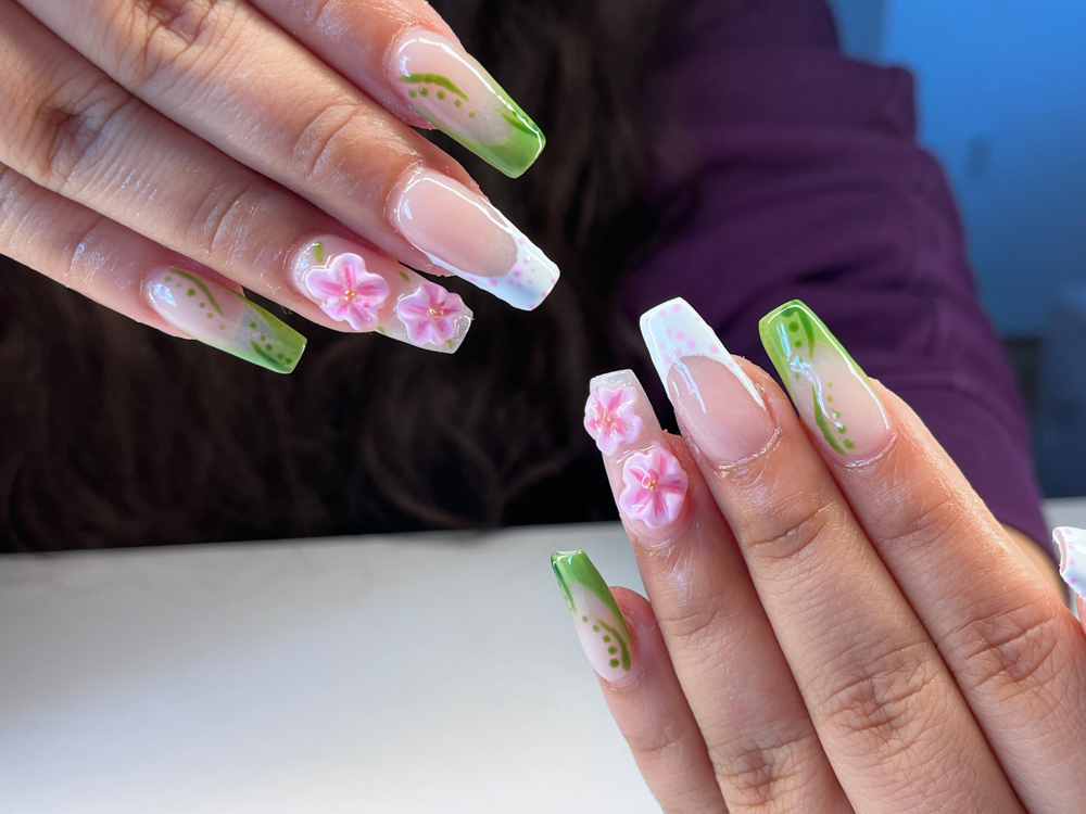 Long Acrylic Full Set at Eclipse.nailzz in eagan, MN