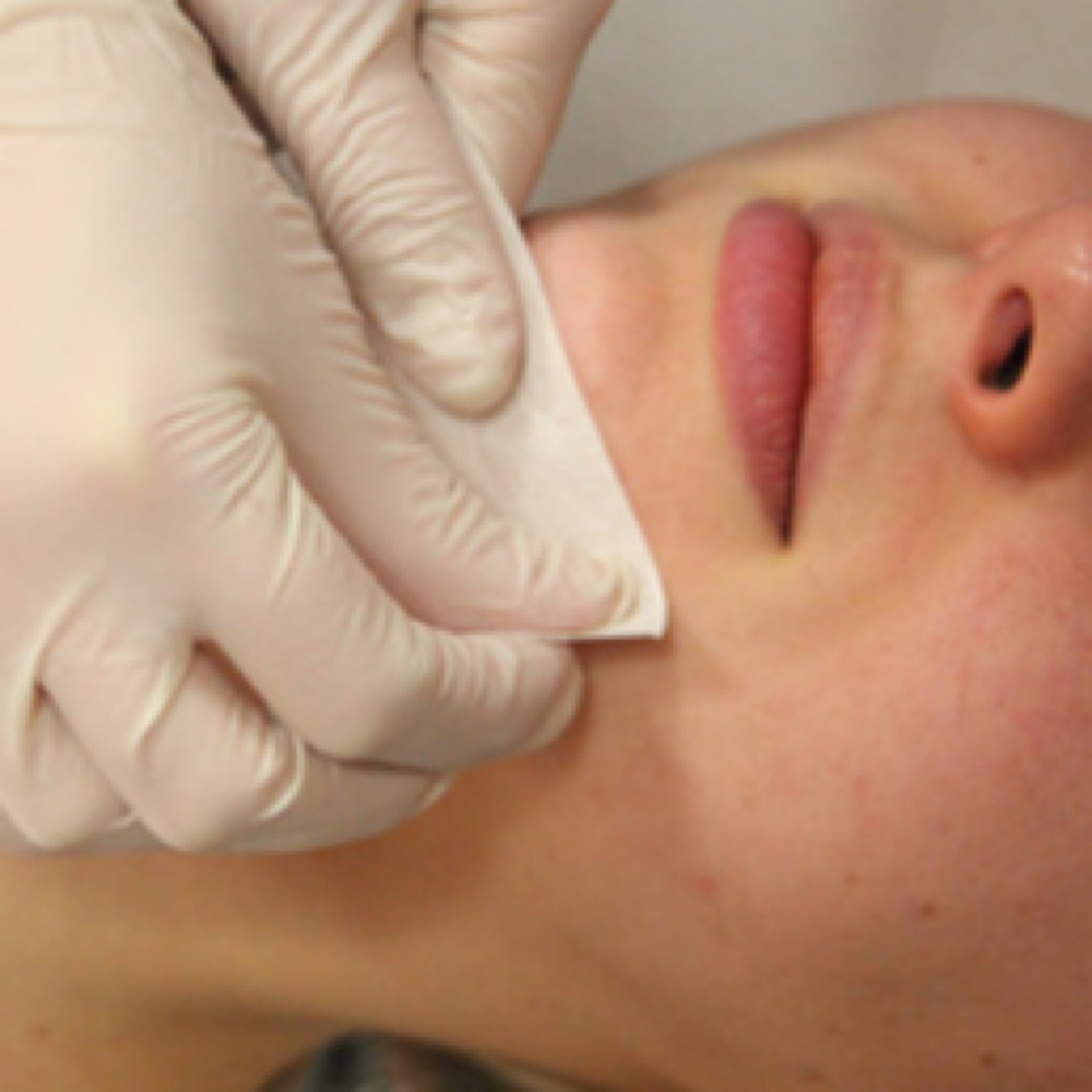 Face wax at Hardin’s Hardcore Beauty in decatur, TX