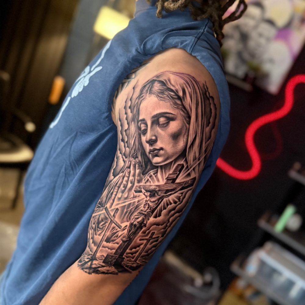 Full Day Session at Tezro tats in Muncie, IN