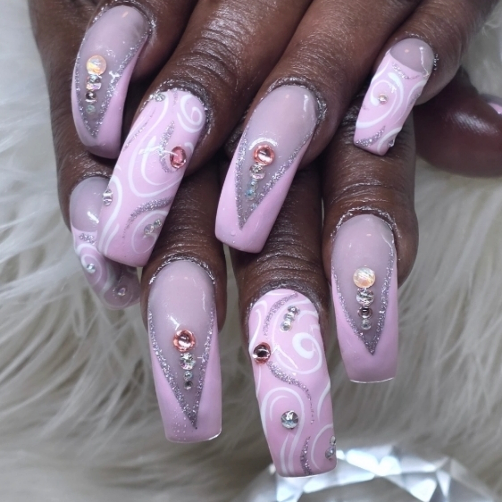 Acrylic Fill at GM Salon in Clovis, CA