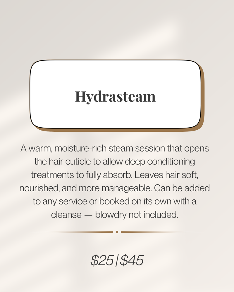HydraSteam Therapy