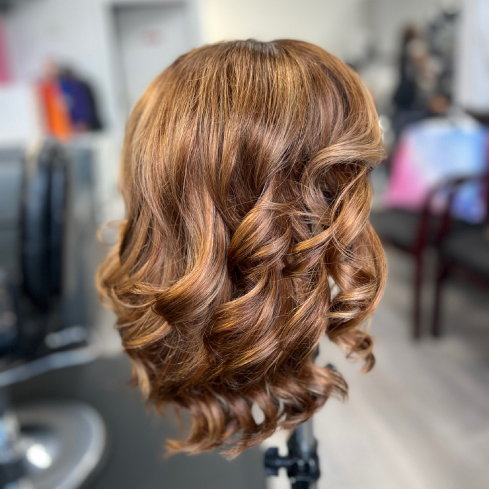 Wig Styling at Glo Luxe Beauty in New Rochelle, NY