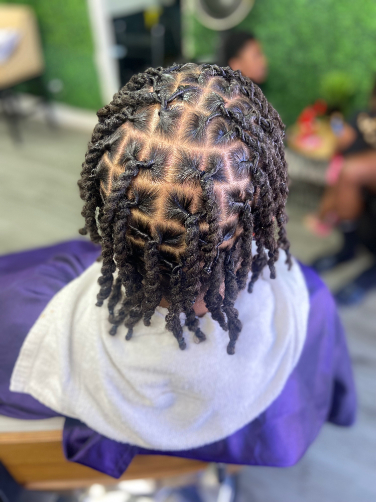 Loc Style With Retwist (partial)