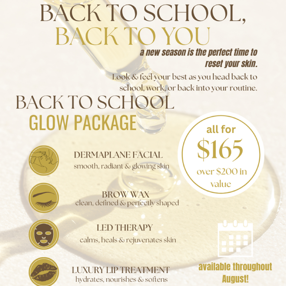 Back to School Package at Golden Esthetics in Destrehan, LA