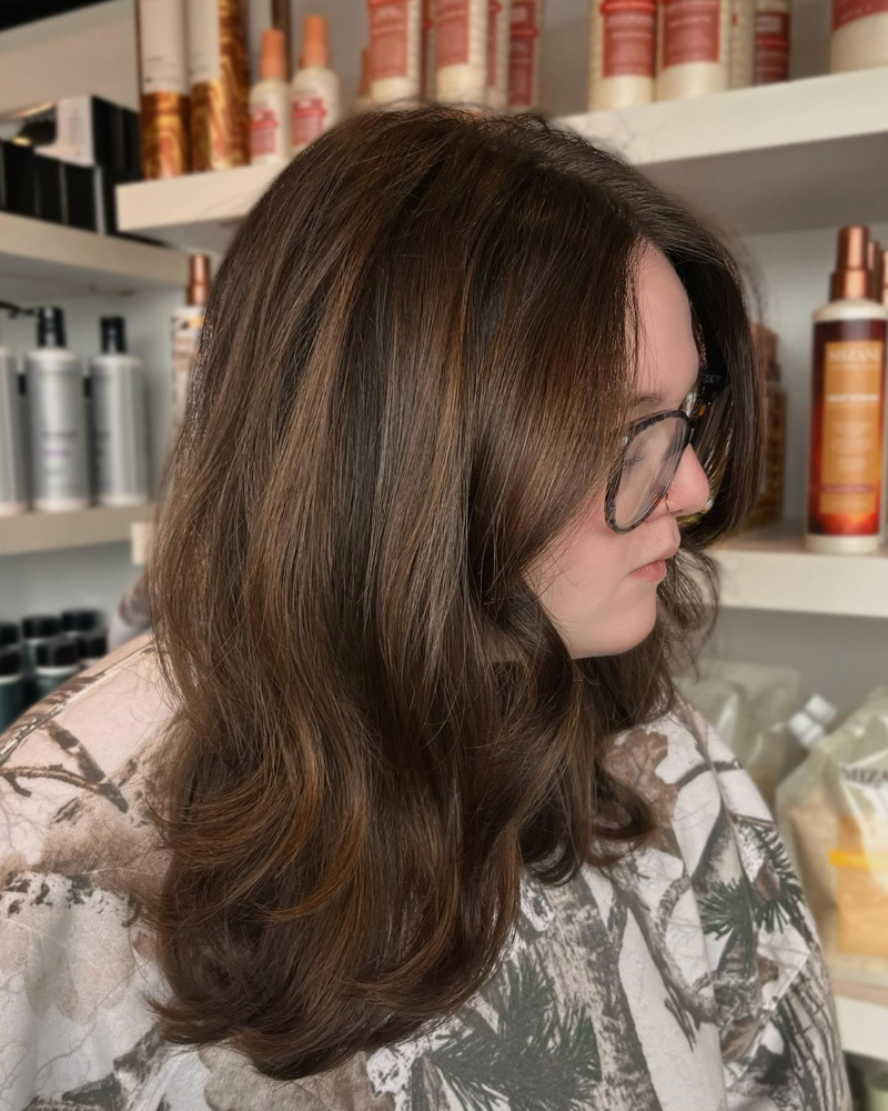 Wash + Blowout at Kewpie Kutz in Evansville, IN