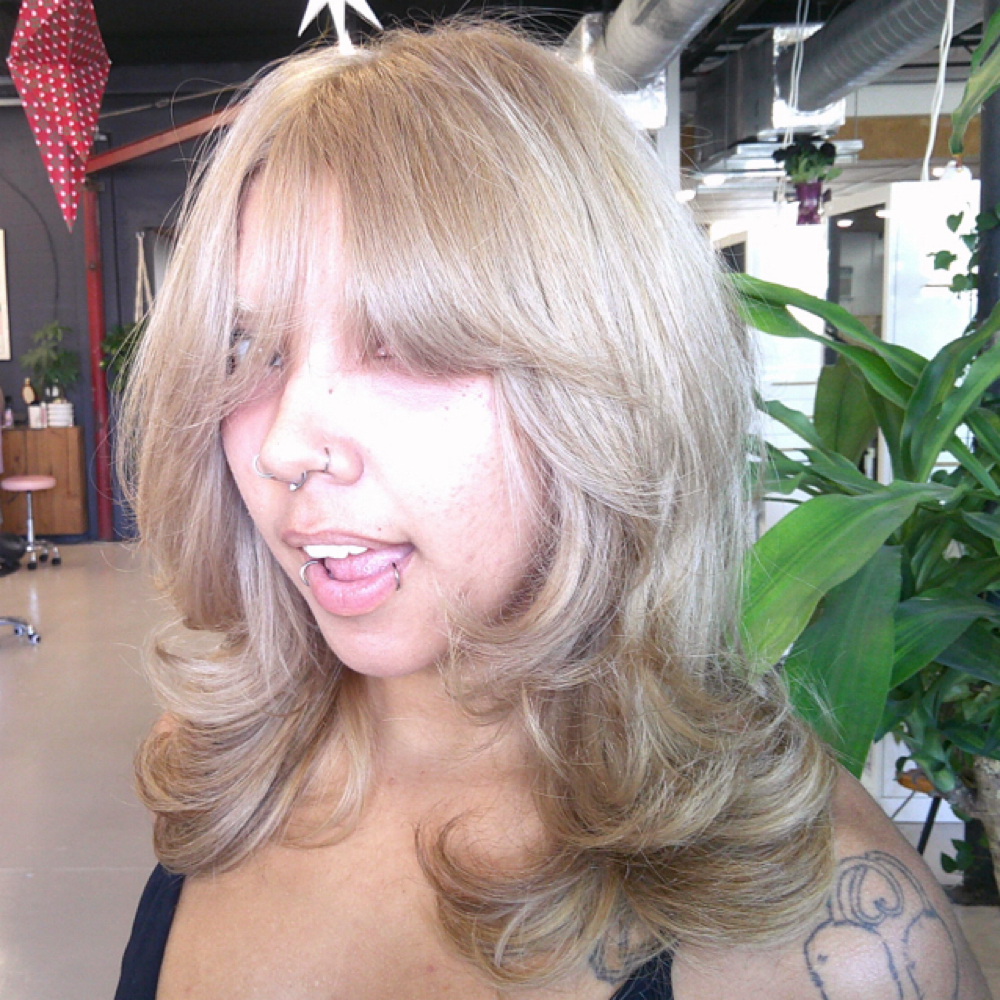 BLEACH + TONE ALL OVER at TeeCutsHair in Tampa, FL
