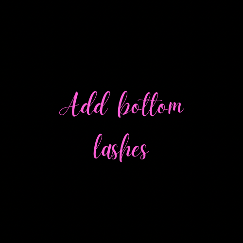 Bottom Lashes