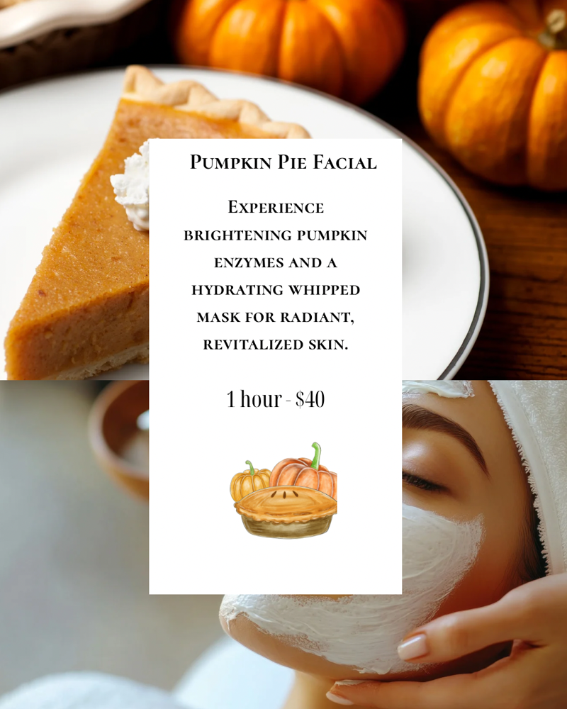 Pumpkin Pie Facial🍂🥧🤍
