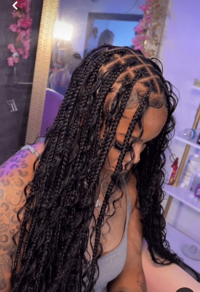 Knotless Braids Large