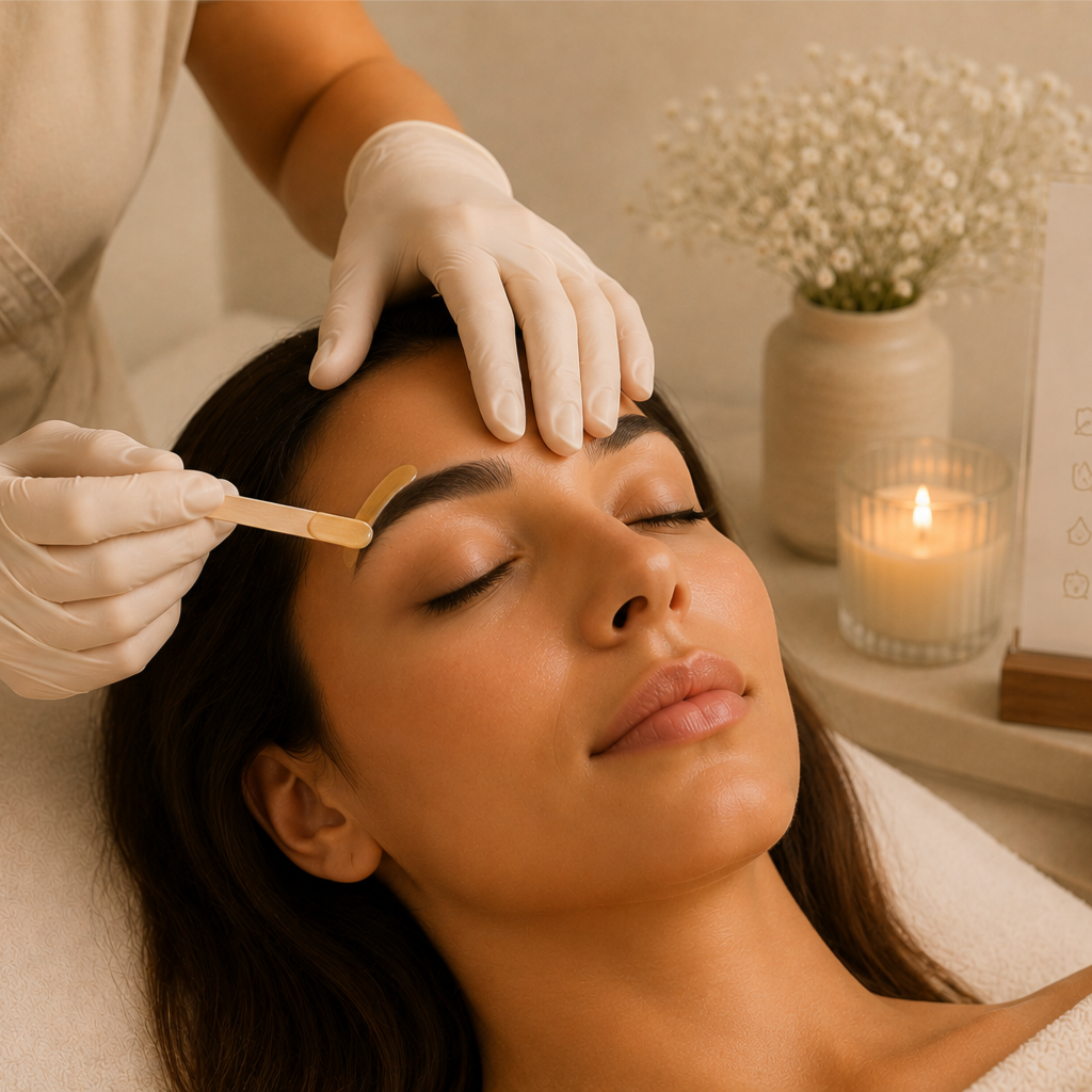Eyebrow waxing at Evokingbeauty in Columbia, MD