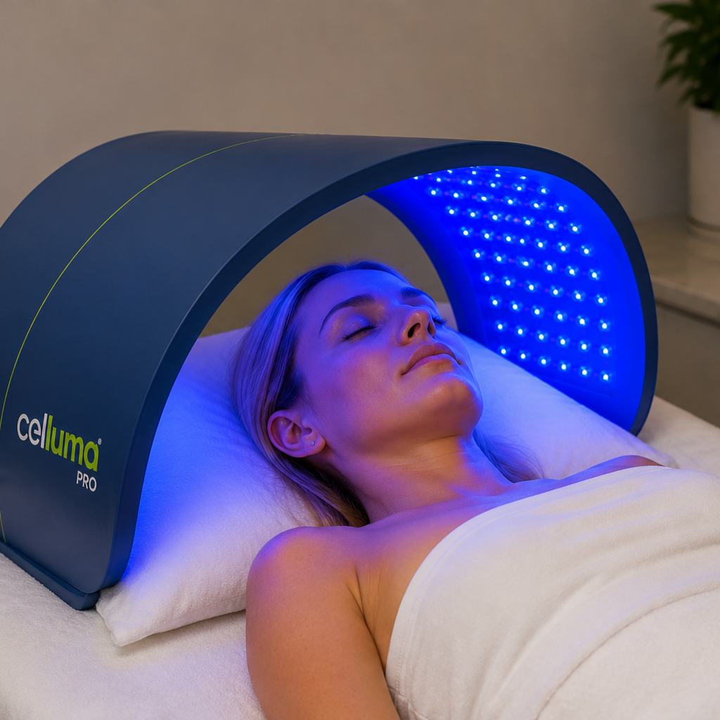Celluma LED Light Therapy Session at Blessed Beauty & Skin in Austin, TX