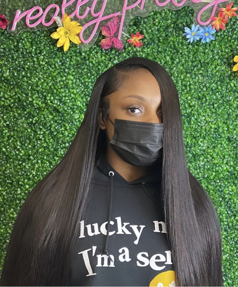 Sew-in With Leave Out