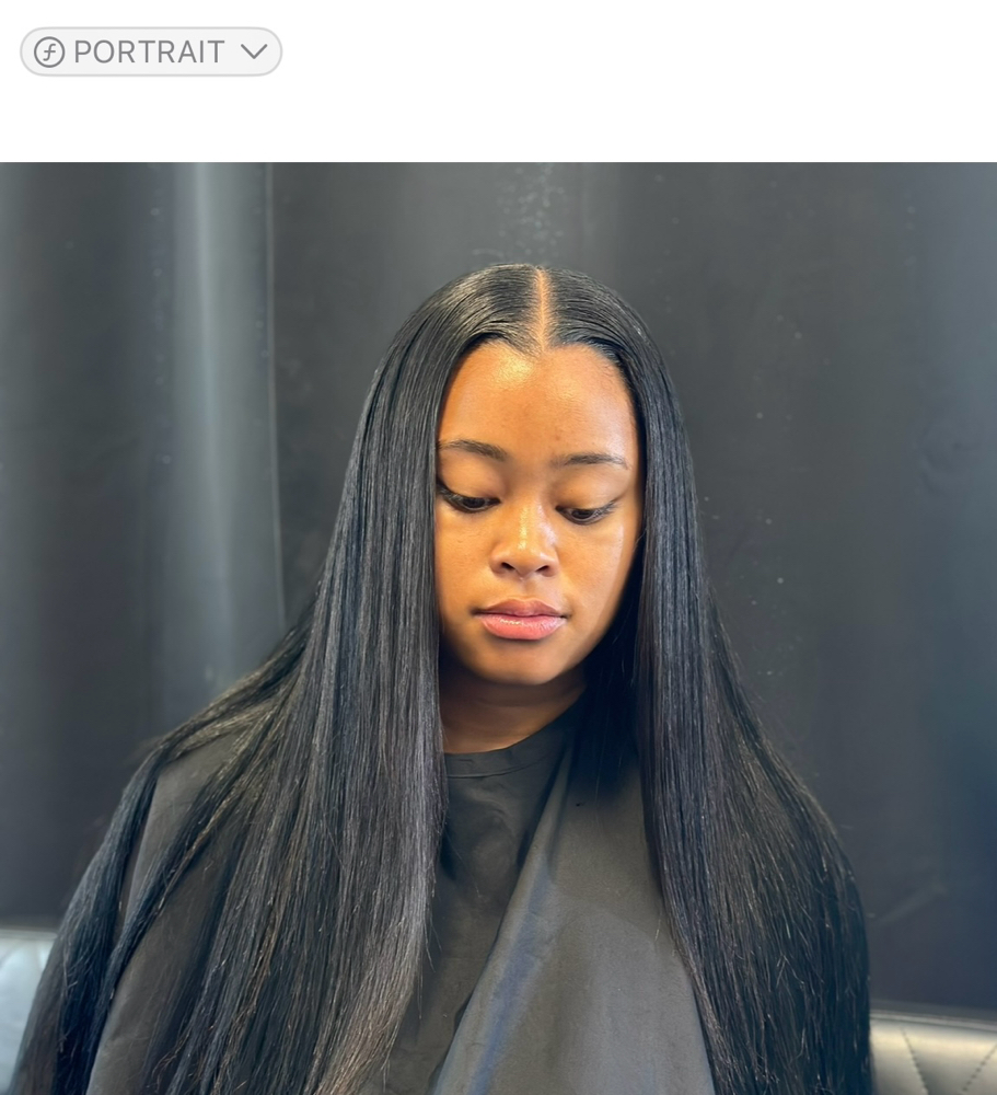 Sew-in With Leave Out
