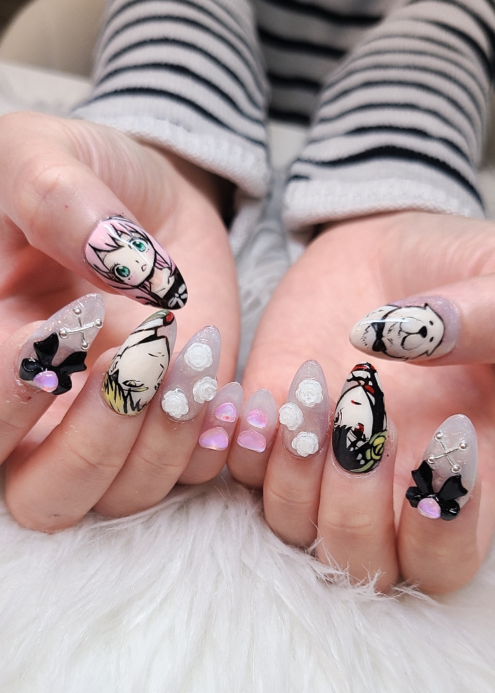 Gel X Anime / Manga Nails