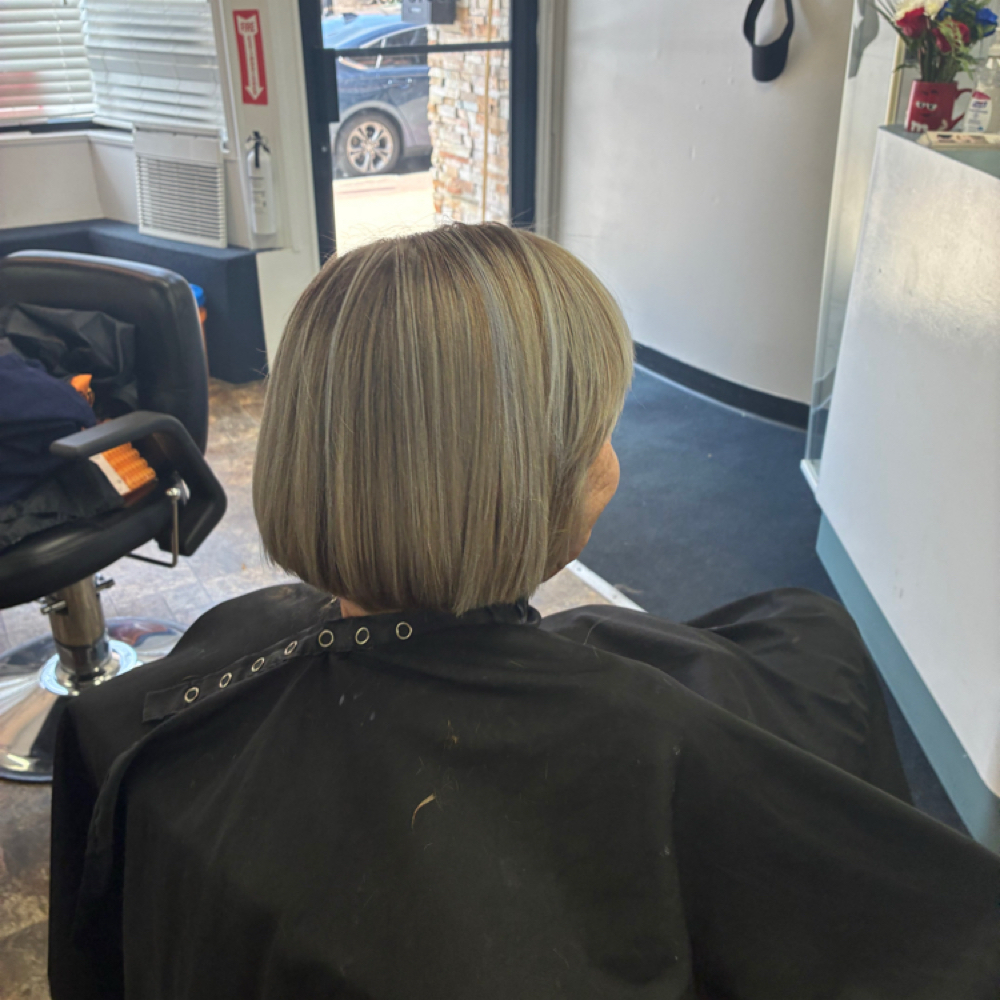 Short Haircut W/ Blow Dry at Gigi’s Hair Studio in New Jersey, NJ