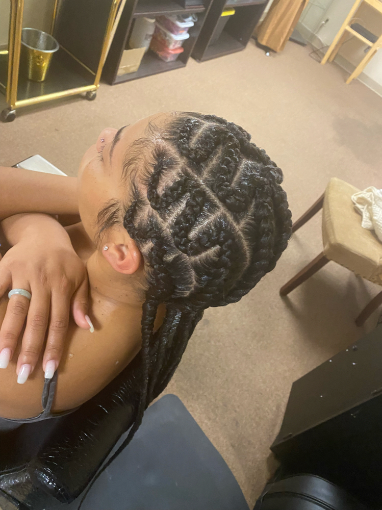 Zig Zag Braids at Touched By Angel in Stockton, CA