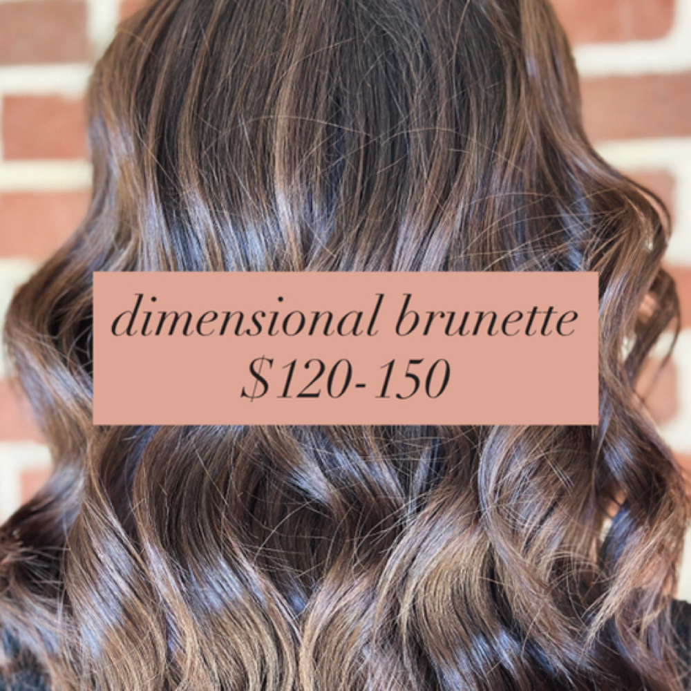 Dimensional Brunette at Macara Salon + Spa in Joplin, MO