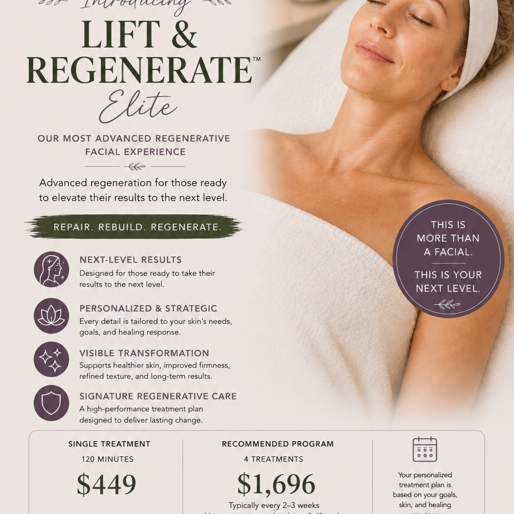Lift & Regenerate™ Elite at Natural Luminance Skin & Body Wellness in Merrillville, IN