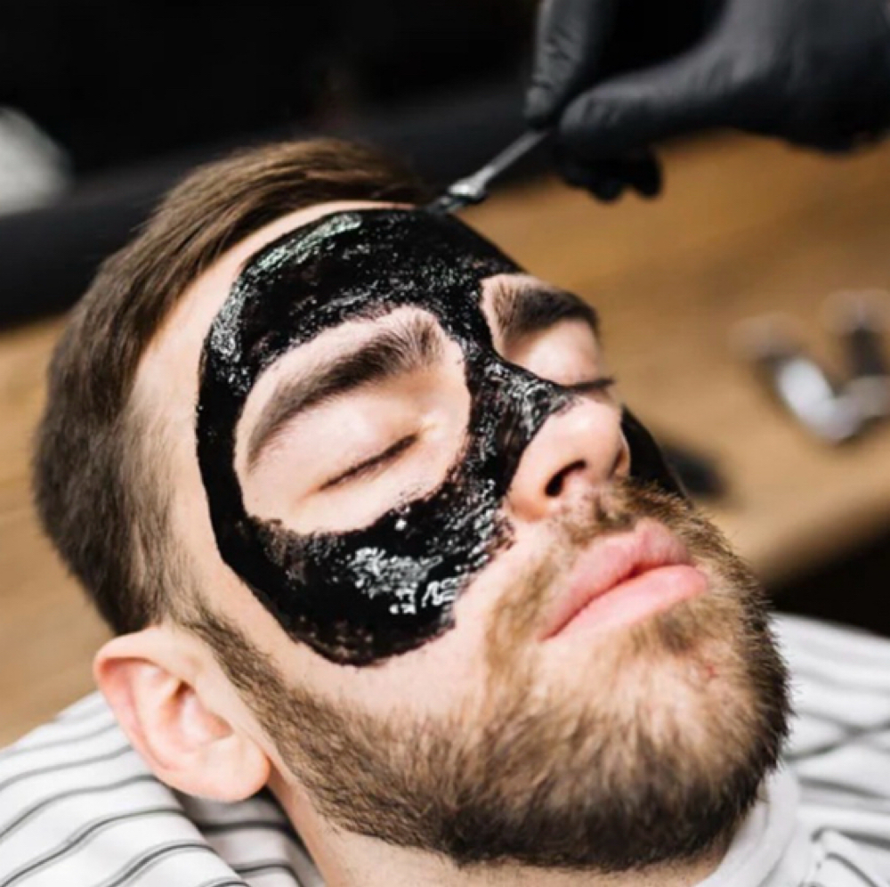 THE ELITE CHARCOAL FACIAL MASK at The Elite Barber Loft in Columbia, SC