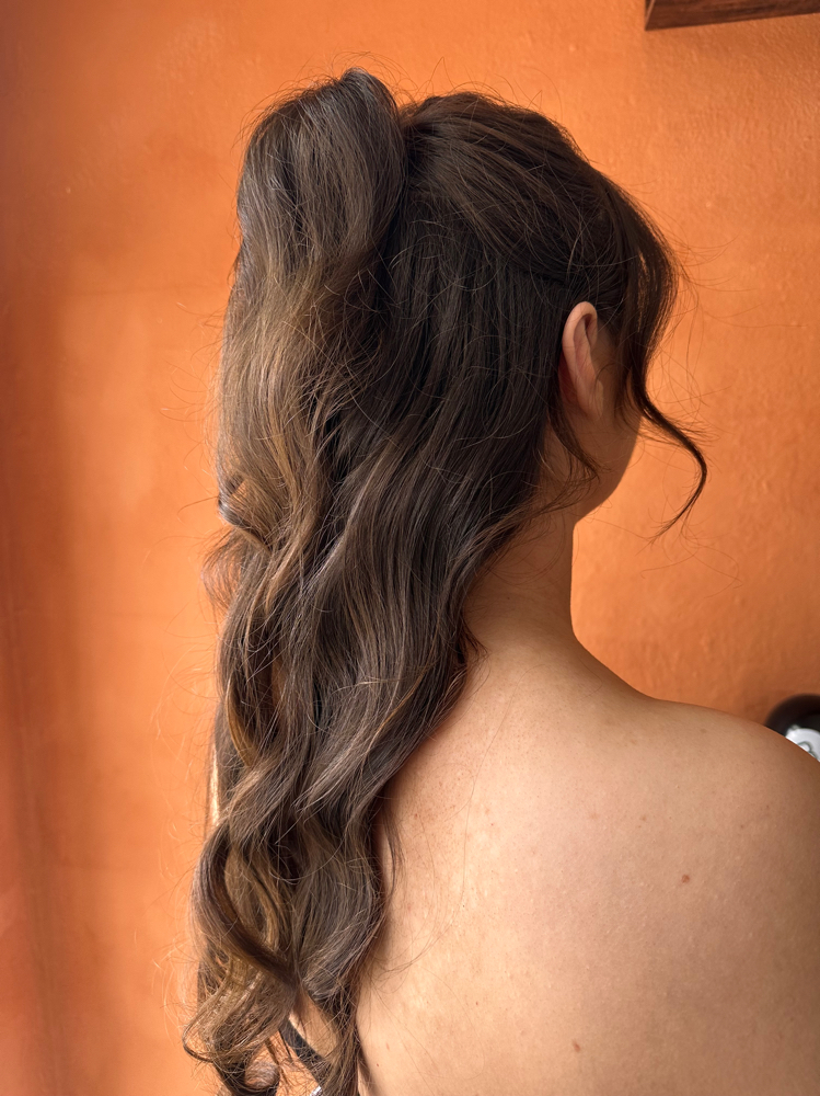 Simple Half Up Style