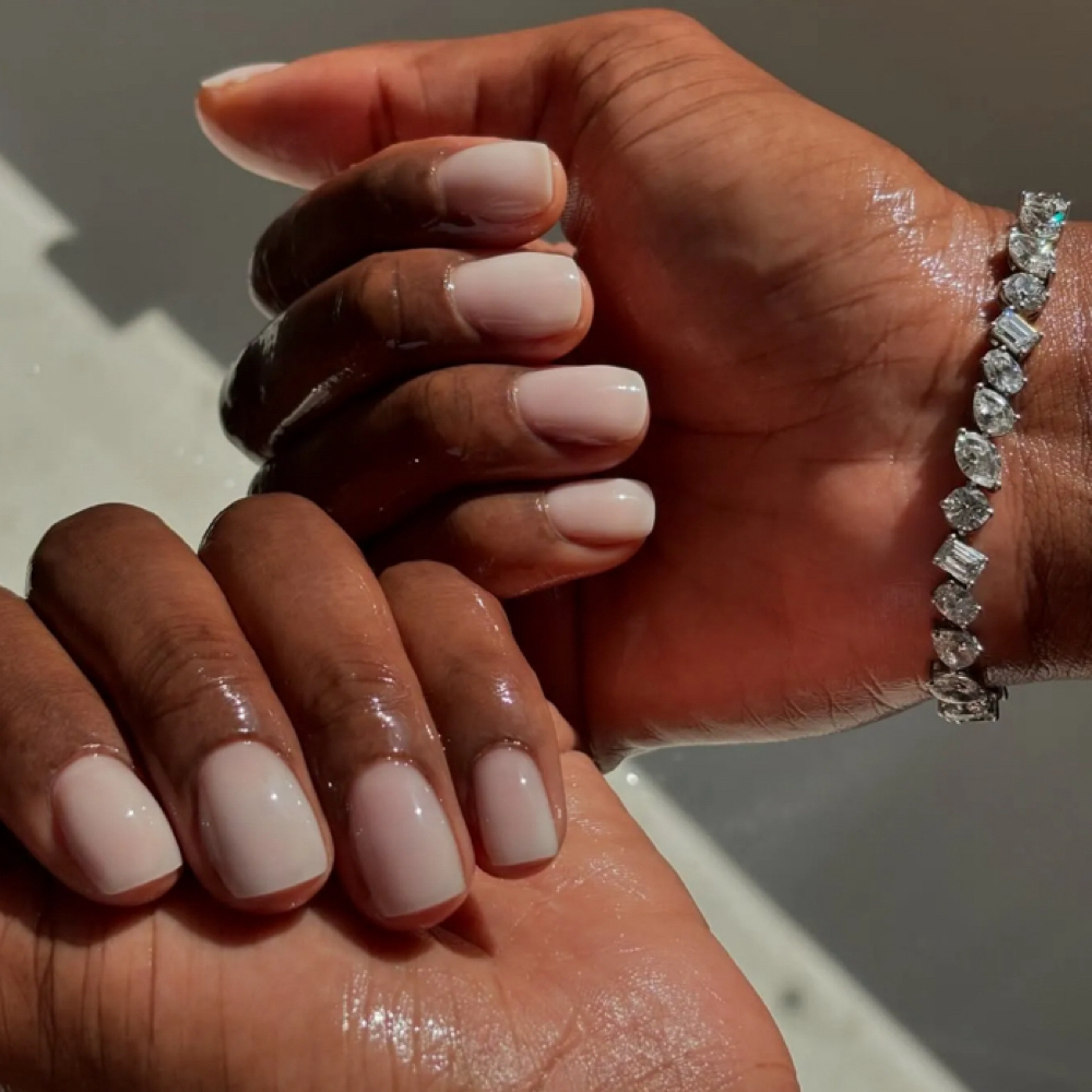Natural Nails Overlay at The Arshion in Houston, TX