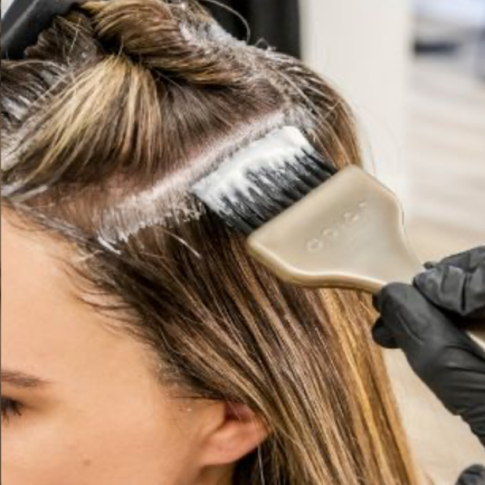 Root Touch Up / Blowdry at Le posh salon in Merrimac, MA