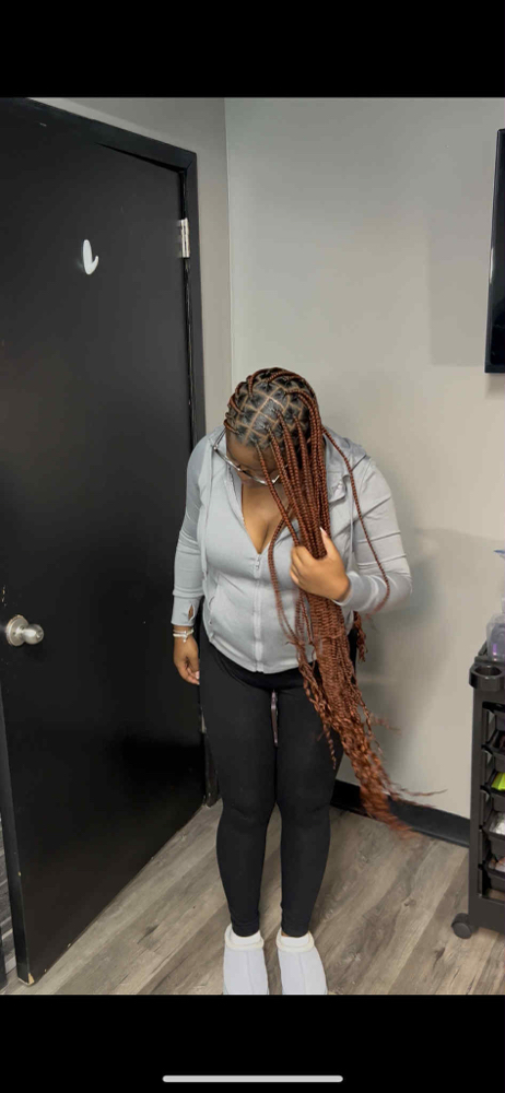 Medium Knotless Braids Or Twists at Styled by Aliyah J LLC in Milwaukee, WI