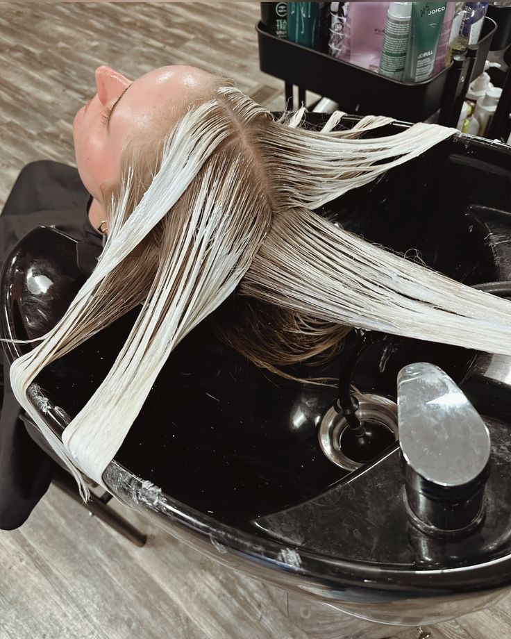 wet balayage at Alicia Ann & SueAnna Marie Hair in Southgate, MI