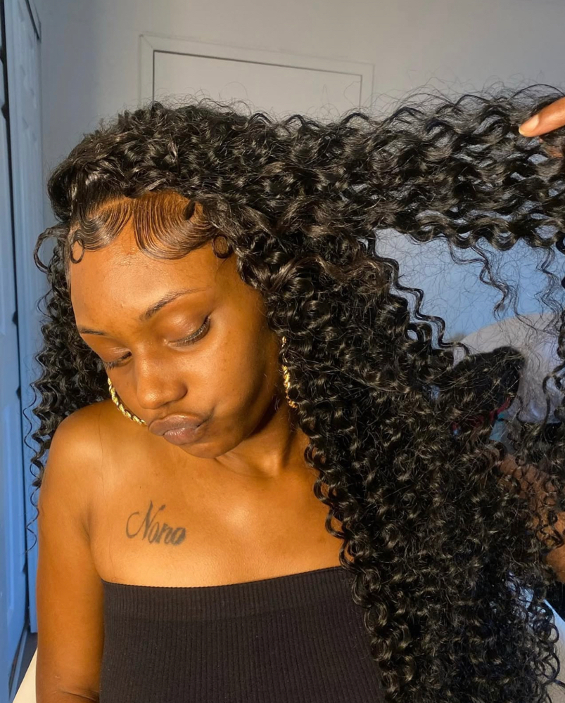 Flip Over Quick Weave at Touched bylaneise in Long Beach, CA