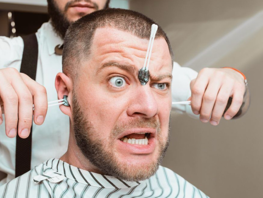 Ears/Eyebrows Waxing Or Any 2 Serv. at The Manscape Spa in Houston, TX