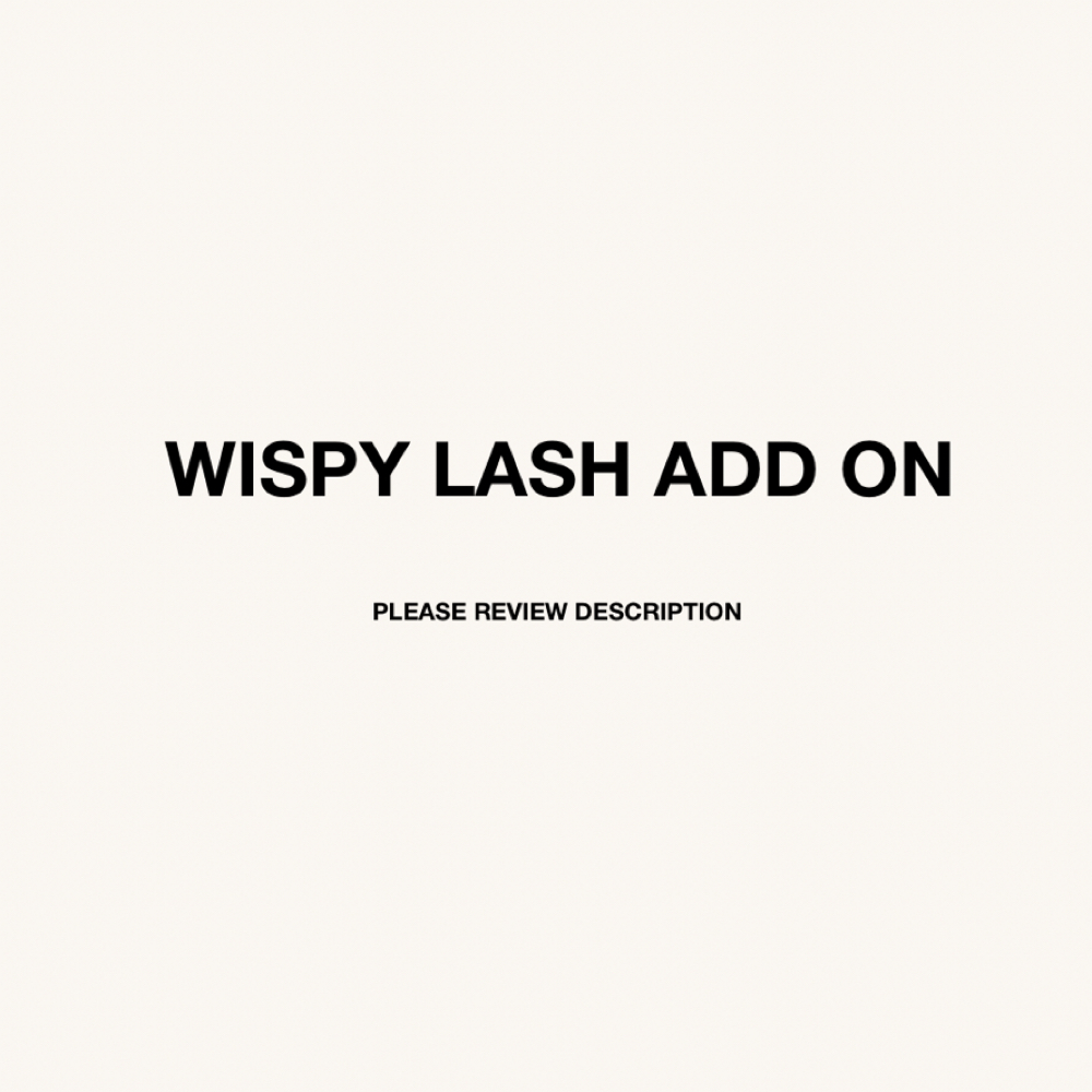 WISPY LASH ADD ON at LOVEE AESTHETICS in Tempe, AZ