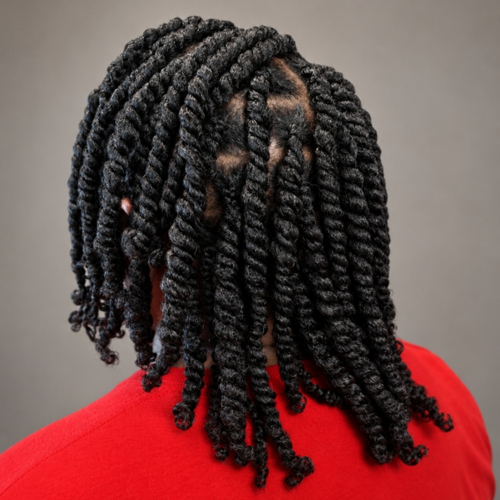 Individual Two Strand Twists at Rose Avenue Salon LLC in Cordova, TN