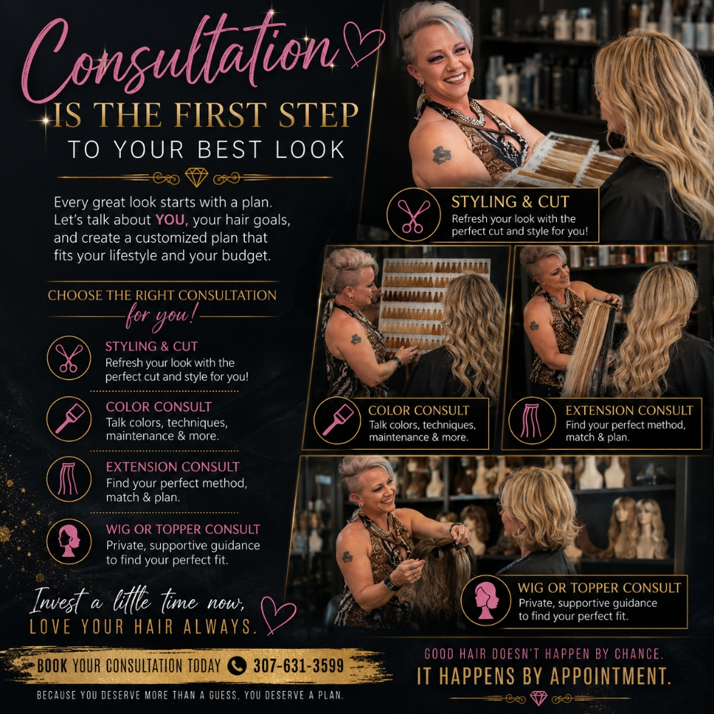 Consultations* at Twisted Beauty in Cheyenne, WY