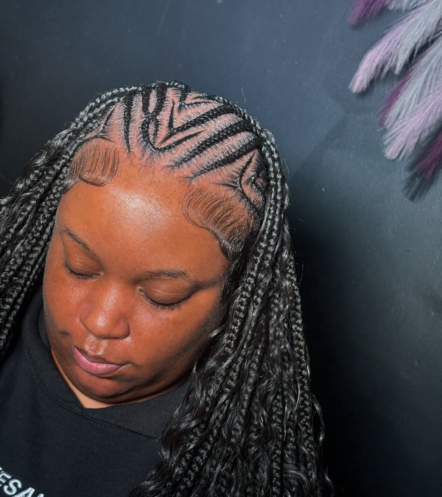 Fulani Braids W/Boho at Lavishlooksbymya in New York, NY