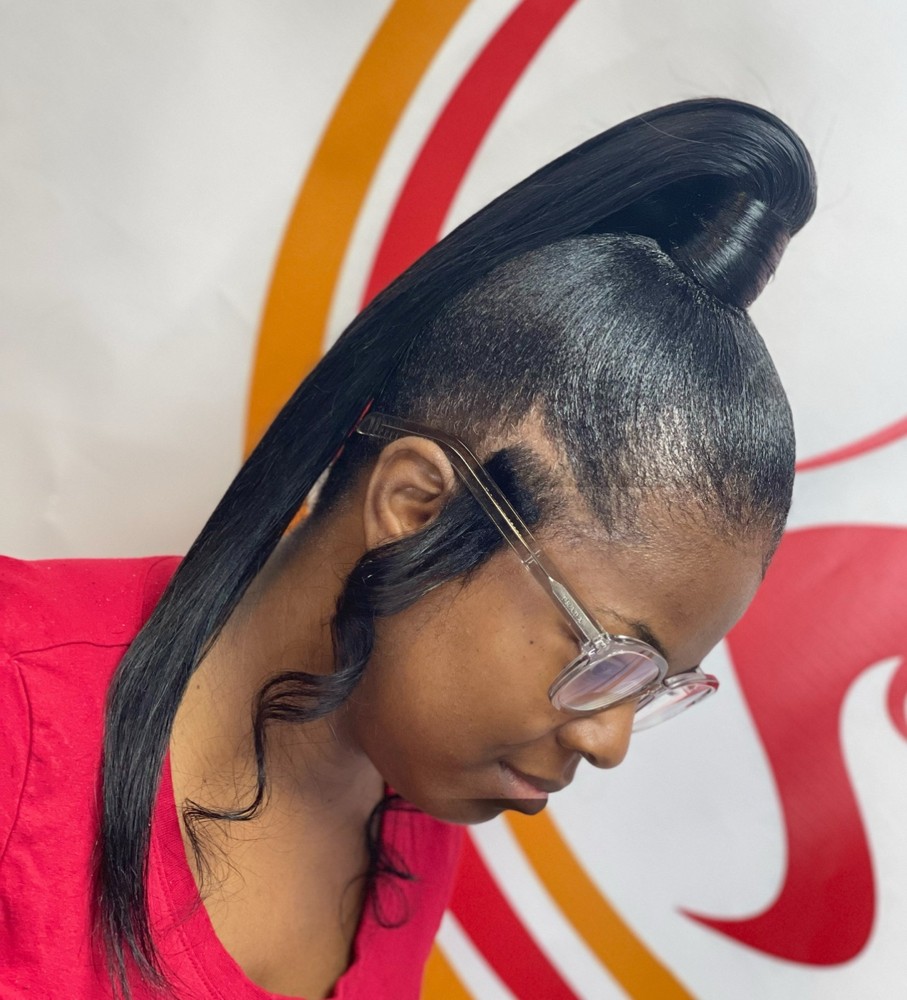 Silk Or Extended Ponytail