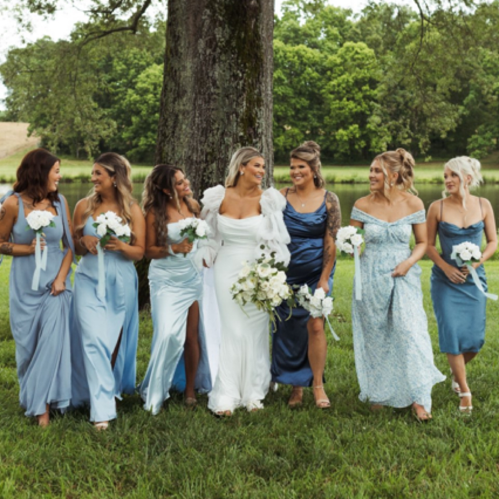 Bridesmaids at Crowned Collective Hair Salon in Sevierville, TN