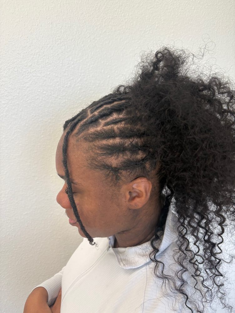 Loc Retwist With Extensions